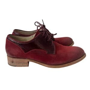 N.D.C Handmade Sunday Hudson Leather Laced Up Derby Shoes Women Size 39.5